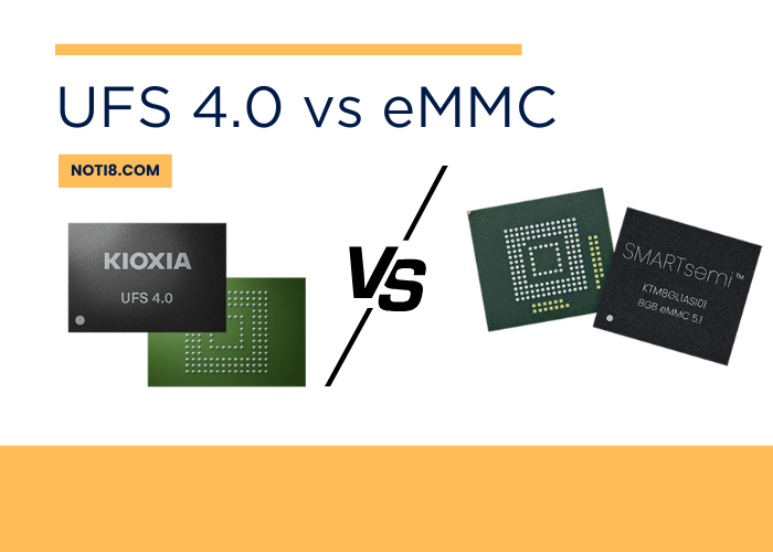 UFS 4.0 vs eMMC ¿Cuál es el Mejor Almacenamiento?
